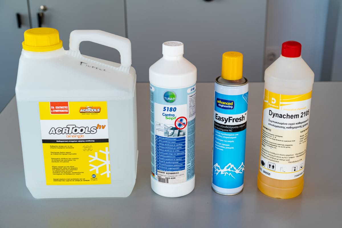 Κορυφαία προϊόντα απολυμαντικού καθαρισμού κλιματιστικών